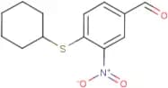 4-(Cyclohexylthio)-3-nitrobenzaldehyde