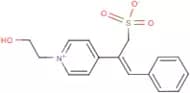 2-[1-(2-hydroxyethyl)pyridinium-4-yl]-3-phenylprop-2-ene-1-sulphonate