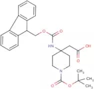 (4-Aminopiperidin-4-yl)acetic acid, N1-BOC 4-FMOC protected