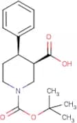 cis-4-Phenylpiperidine-3-carboxylic acid, N-BOC protected