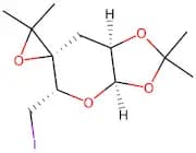 5-Iodomethyl-2,2,3',3'-tetramethyl-(3aR,5,5,7aR)-sprio[perhydro[1,3]dioxolo[4,5-b]pyran-6,2'-perhy…