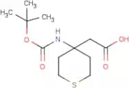 [4-Amino(tetrahydro-2H-thiopyran-4-yl)]acetic acid, N-BOC protected