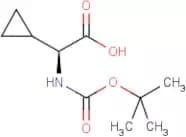 (2S)-2-Amino-2-cyclopropylethanoic acid, N-BOC protected
