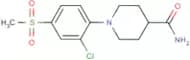 1-[2-Chloro-4-(methylsulphonyl)phenyl]piperidine-4-carboxamide