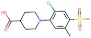1-[2-Chloro-5-methyl-4-(methylsulphonyl)phenyl]piperidine-4-carboxylic acid