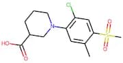 1-[2-Chloro-5-methyl-4-(methylsulphonyl)phenyl]piperidine-3-carboxylic acid