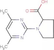 1-(4,6-Dimethylpyrimidin-2-yl)pyrrolidine-2-carboxylic acid