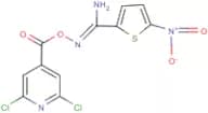 O2-[(2,6-dichloro-4-pyridyl)carbonyl]-5-nitrothiophene-2-carbohydroximamide
