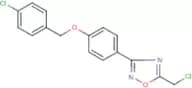 3-{4-[(4-chlorobenzyl)oxy]phenyl}-5-(chloromethyl)-1,2,4-oxadiazole