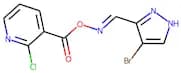 3-[({[(4-bromo-1H-pyrazol-3-yl)methylene]amino}oxy)carbonyl]-2-chloropyridine