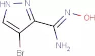 4-bromo-N'-hydroxy-1H-pyrazole-3-carboximidamide