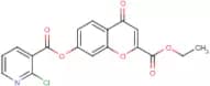 2-(Ethoxycarbonyl)-4-oxo-4H-chromen-7-yl 2-chloronicotinate