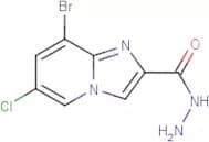 8-Bromo-6-chloroimidazo[1,2-a]pyridine-2-carbohydrazide