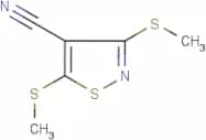 3,5-Bis(methylthio)isothiazole-4-carbonitrile