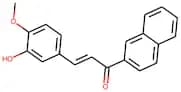 3-(3-hydroxy-4-methoxyphenyl)-1-(2-naphthyl)prop-2-en-1-one