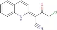 4-Chloro-3-oxo-2-(quinolin-2(1H)-ylidene)butanenitrile