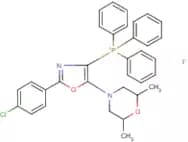 [2-(4-chlorophenyl)-5-(2,6-dimethylmorpholino)-1,3-oxazol-4-yl](triphenyl)phosphonium iodide
