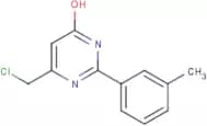 6-(chloromethyl)-2-(3-methylphenyl)pyrimidin-4-ol