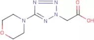 (5-Morpholin-4-yl-2H-tetrazol-2-yl)acetic acid