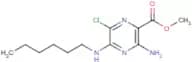 Methyl 3-amino-6-chloro-5-(hexylamino)pyrazine-2-carboxylate