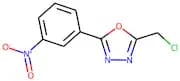 2-(Chloromethyl)-5-(3-nitrophenyl)-1,3,4-oxadiazole
