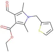 ethyl 4-formyl-2,5-dimethyl-1-(2-thienylmethyl)-1H-pyrrole-3-carboxylate