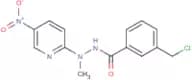 3-(chloromethyl)-N'-methyl-N'-(5-nitropyridin-2-yl)benzohydrazide