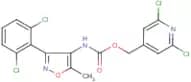 (2,6-Dichloropyridin-4-yl)methyl [3-(2,6-dichlorophenyl)-5-methylisoxazol-4-yl]carbamate