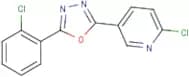 2-(2-chlorophenyl)-5-(6-chloro-3-pyridyl)-1,3,4-oxadiazole