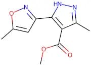 Methyl 3-methyl-5-(5-methylisoxazol-3-yl)-1H-pyrazole-4-carboxylate
