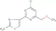 4-Chloro-6-(methoxymethyl)-2-(2-methyl-1,3-thiazol-4-yl)pyrimidine