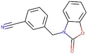3-[(2-oxo-2,3-dihydro-1,3-benzoxazol-3-yl)methyl]benzonitrile