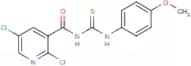 N-[(2,5-dichloro-3-pyridyl)carbonyl]-N'-(4-methoxyphenyl)thiourea