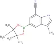 3-Methyl-5-(4,4,5,5-tetramethyl-1,3,2-dioxaborolan-2-yl)-1H-indole-7-carbonitrile