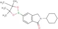 2-Cyclohexyl-5-(4,4,5,5-tetramethyl-1,3,2-dioxaborolan-2-yl)isoindolin-1-one
