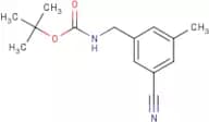 tert-Butyl 3-cyano-5-methylbenzylcarbamate