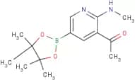 1-(5-(4,4,5,5-Tetramethyl-1,3,2-dioxaborolan-2-yl)-2-(methylamino)pyridin-3-yl)ethanone