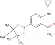 1-(2-(Cyclopropylamino)-5-(4,4,5,5-tetramethyl-1,3,2-dioxaborolan-2-yl)pyridin-3-yl)ethanone