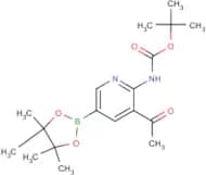 tert-Butyl 3-acetyl-5-(4,4,5,5-tetramethyl-1,3,2-dioxaborolan-2-yl)pyridin-2-ylcarbamate