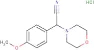 2-(4-Methoxyphenyl)-2-(morpholin-4-yl)acetonitrile hydrochloride
