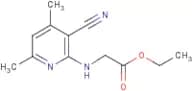 Ethyl (3-cyano-4,6-dimethylpyridin-2-yl)aminoacetate