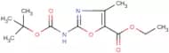 Ethyl 2-(tert-butoxycarbonylamino)-4-methyloxazole-5-carboxylate
