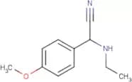 2-(Ethylamino)-2-(4-methoxyphenyl)acetonitrile