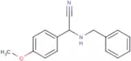 2-(Benzylamino)-2-(4-methoxyphenyl)acetonitrile