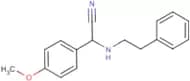 2-(4-Methoxyphenyl)-2-(phenethylamino)acetonitrile