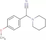 2-(4-Methoxyphenyl)-2-(piperidin-1-yl)acetonitrile