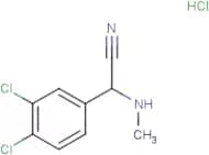 2-(3,4-Dichlorophenyl)-2-(methylamino)acetonitrile hydrochloride