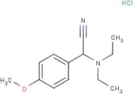 2-(Diethylamino)-2-(4-methoxyphenyl)acetonitrile hydrochloride