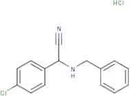 2-(Benzylamino)-2-(4-chlorophenyl)acetonitrile hydrochloride