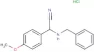 2-(Benzylamino)-2-(4-methoxyphenyl)acetonitrile hydrochloride